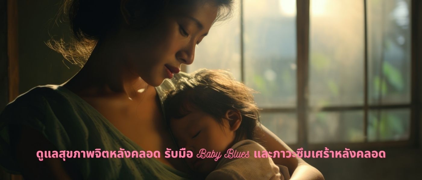 ดูแลสุขภาพจิตหลังคลอด รับมือ Baby Blues และภาวะซึมเศร้าหลังคลอด
