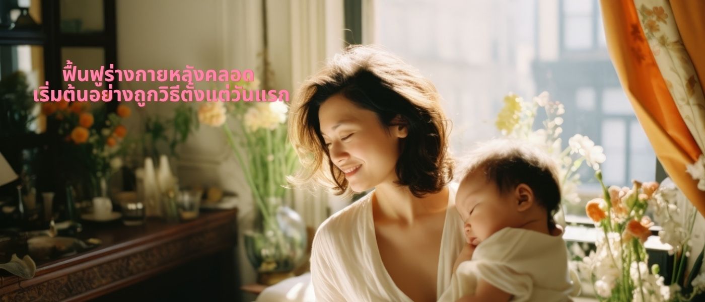 ฟื้นฟูร่างกายหลังคลอด เริ่มต้นอย่างถูกวิธีตั้งแต่วันแรก